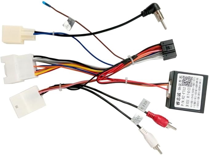 Car Head Unit Wire Hareness for Toy?ta Ca?ry Cor?lla RAV4? 4Ru?ner Tac?ma, Fit Toy?ta Car Stereo Radio Power Cable USB CANBUS Decoder Adapter Support J-B-L Amplifier SWC