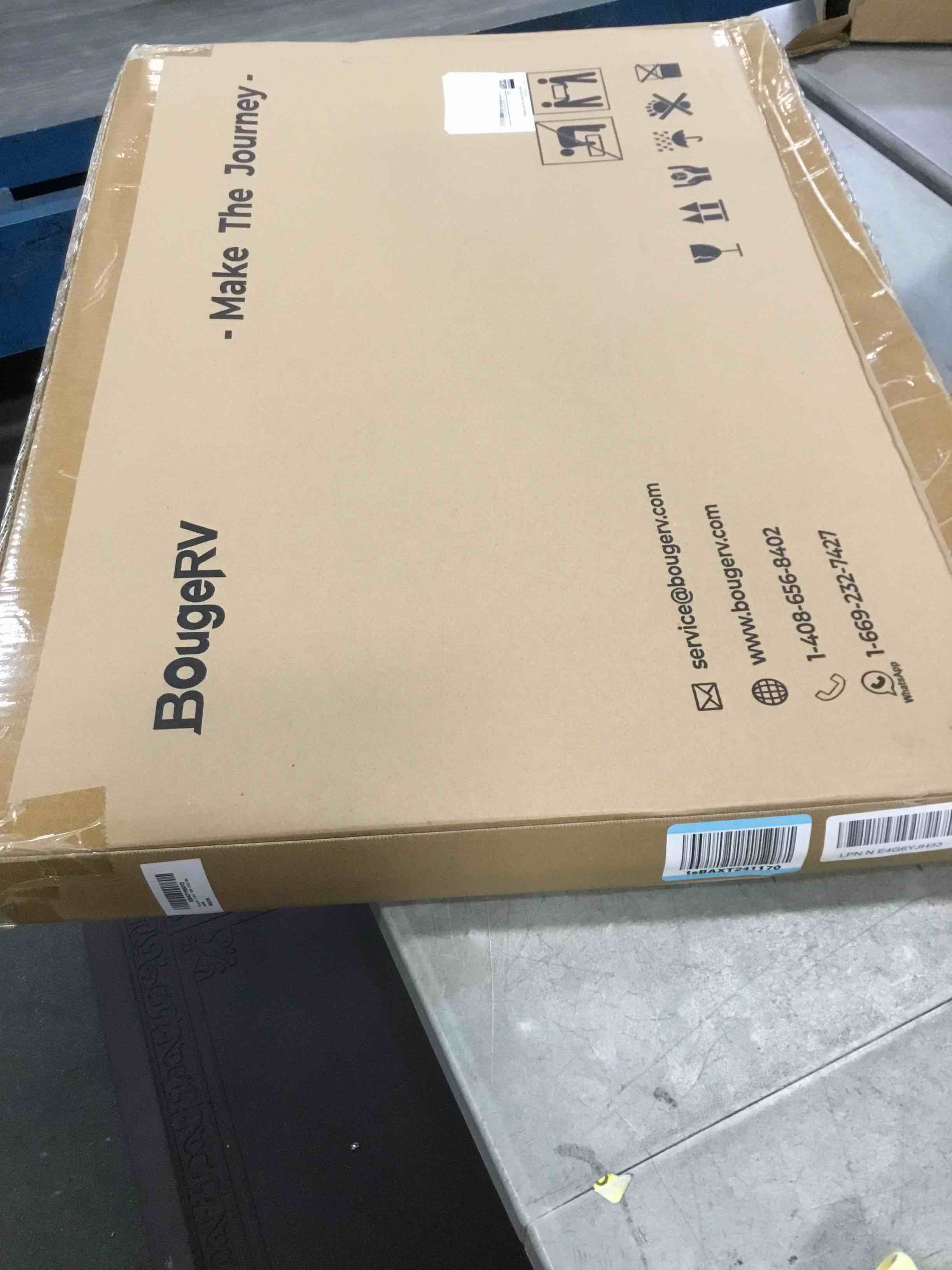 BougeRV N-Type 16BB 100W Bifacial Solar Panel, 24V 100 Watt Solar Panel Work for 12V/24V Charger RV Camping Home Boat Marine Curve Surface Black