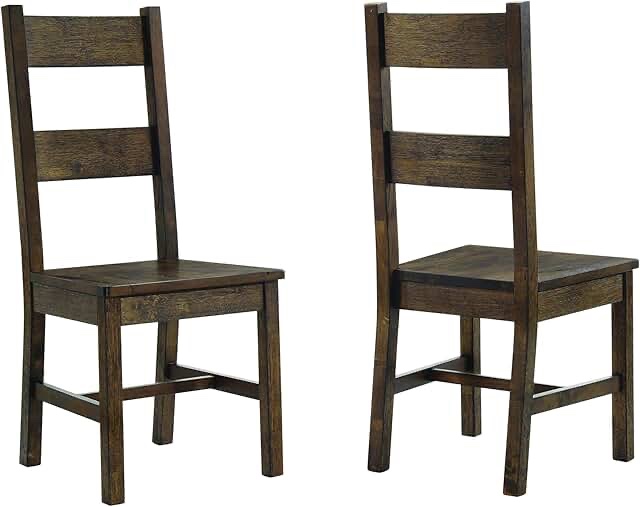 Coaster Furniture Dining Chair Rustic Golden Brown 107042