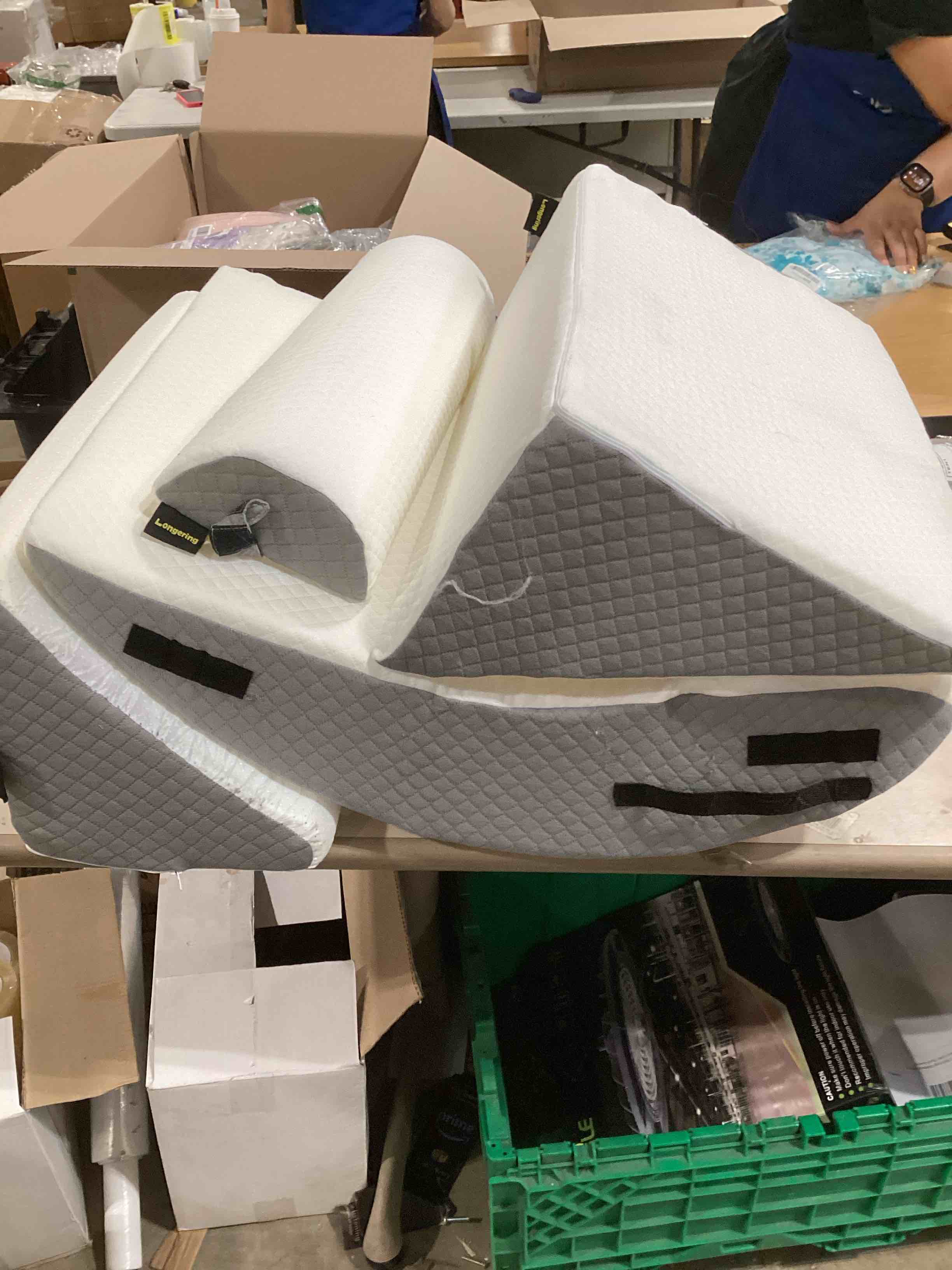 4PCS Orthopedic Bed Wedge Pillow Set for Sleeping Wedge Pillows for