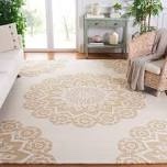 Jahiem Floral Tufted Wool Ivory Area Rug