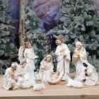 Nativity Set Christmas Indoor Scene Statue Figurines Jesus Manger Crib Gift Catholic Religious Decor 11 pcs