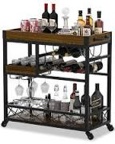 Industrial Freestanding Bar Cart