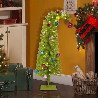  Grinch 4.75-ft Christmas Tree with White LED Lights