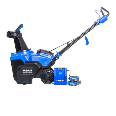 Kobalt Gen4 40-volt 21-in Single-stage Push Battery Snow Blower 4 Ah (Battery and Charger Included)