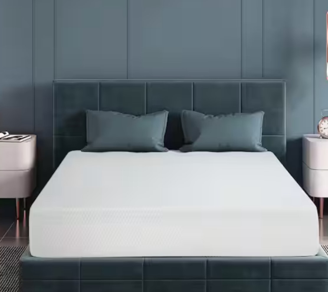 Queen Gel Memory Foam Mattress Firm 10 in. Medium Bed-in-a-Box Mattress