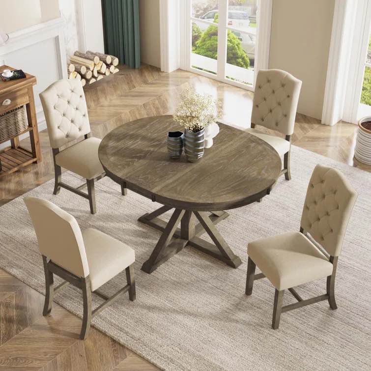 (Only the chairs ) Boothville Extendable Dining Set