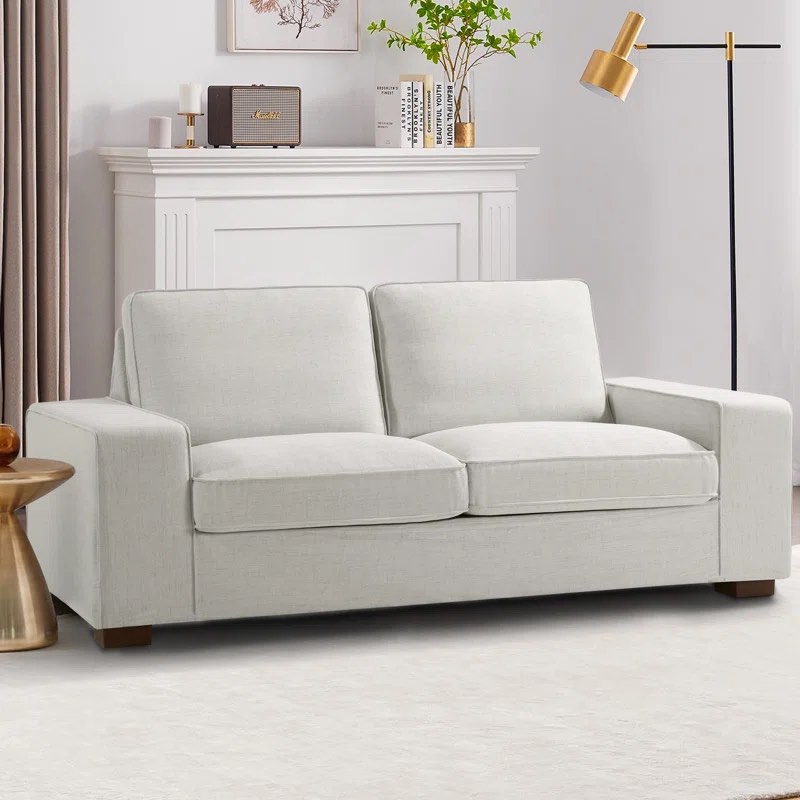 Modern Loveseat Sofas Living Room,Couches Love Seat With Wood Frame For For Living Room Apartment