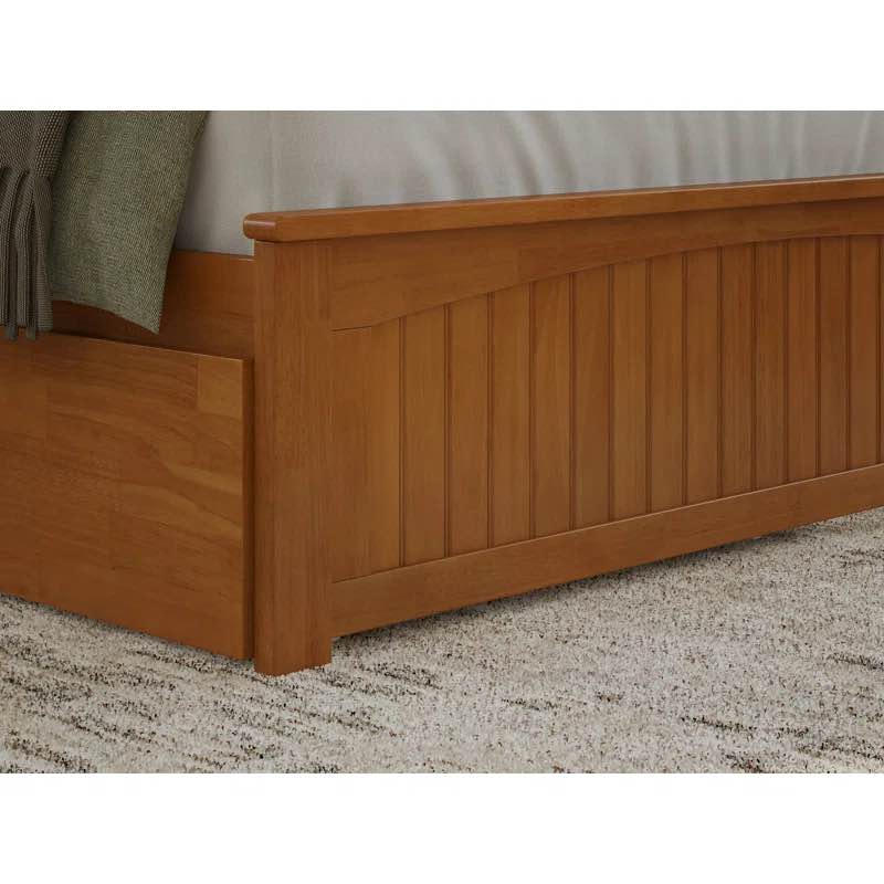 ((Incomplete only part )) Light Toffee Kindig Solid Wood Platform Bed