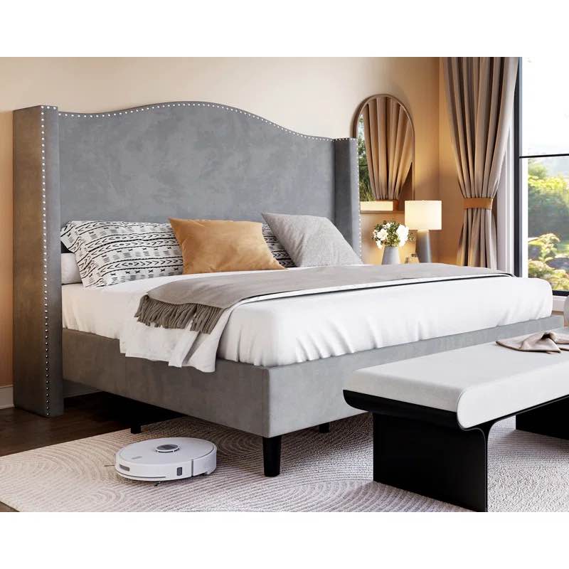 Ameera Upholstered Platform Bed Full