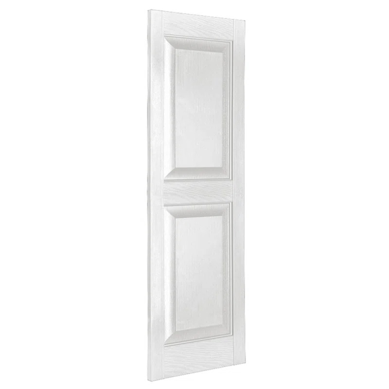 Standard Raised Panel Vinyl Shutters Pair