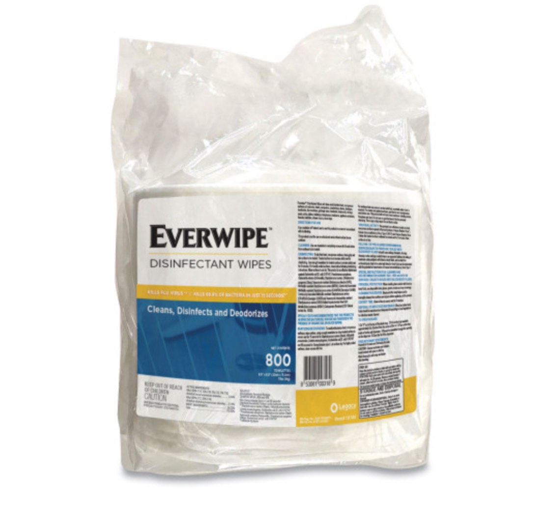 Legacy 10100 All-Purpose Cleaner Wipes - 4 Bags - 800 Count