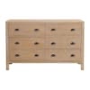 ((INCOMPLETE BOX 2 OF 3 )) Arden 6-Drawer Wood Double Dresser in Light Driftwood (56 in. W x 18 in. D x 36 in. H
