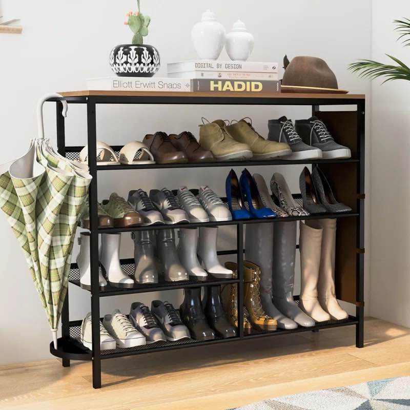 21 Pair Shoe Rack