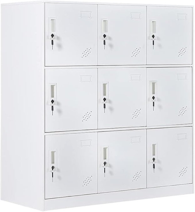 9 doors metal locker
