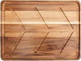 Villa Acacia Wood Carving Board for Meat, Extra Large 24 x 18 Inch Cutting Board