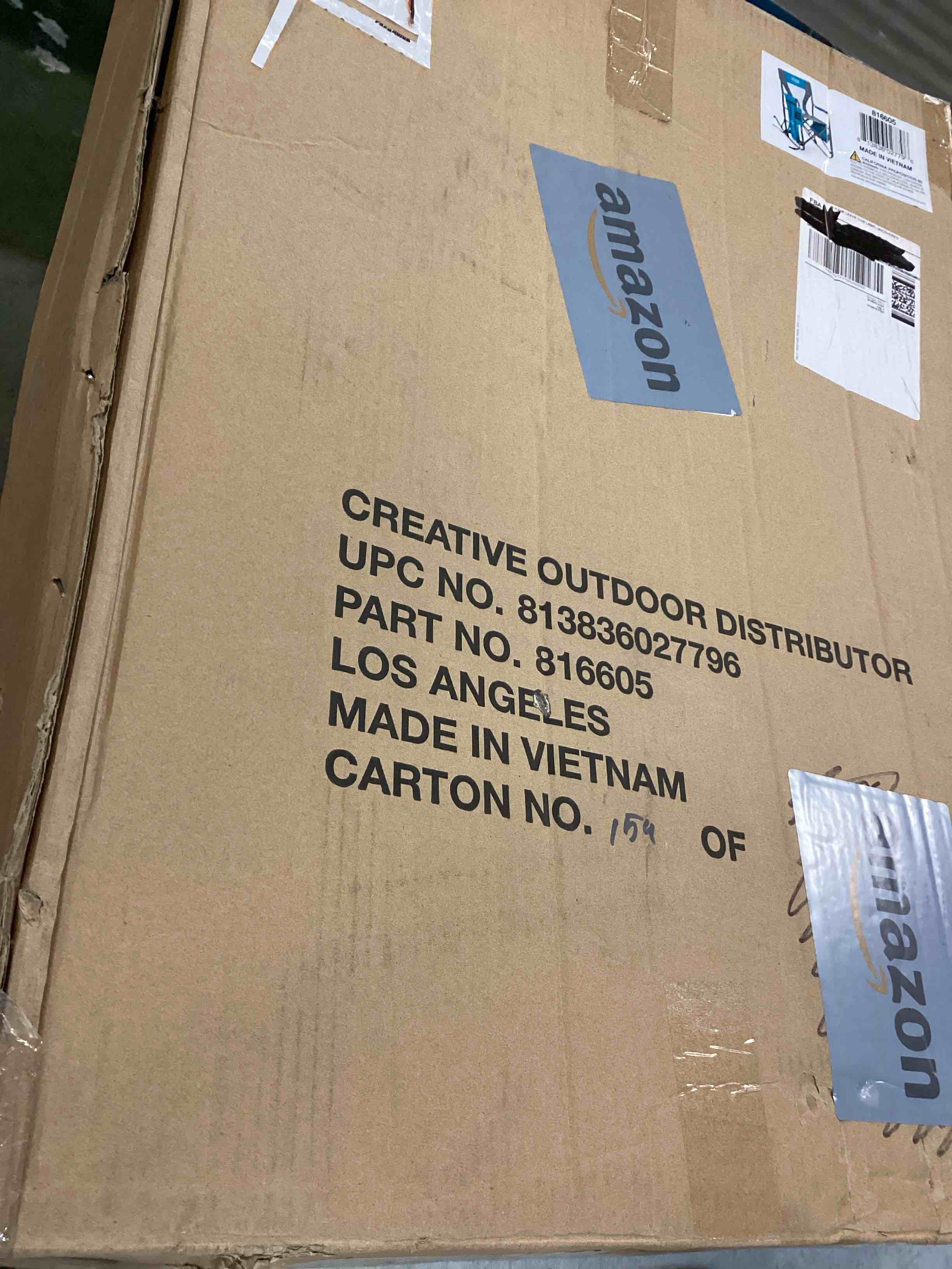 Creative Outdoor Products Camping Chair for Teen Adult Blue