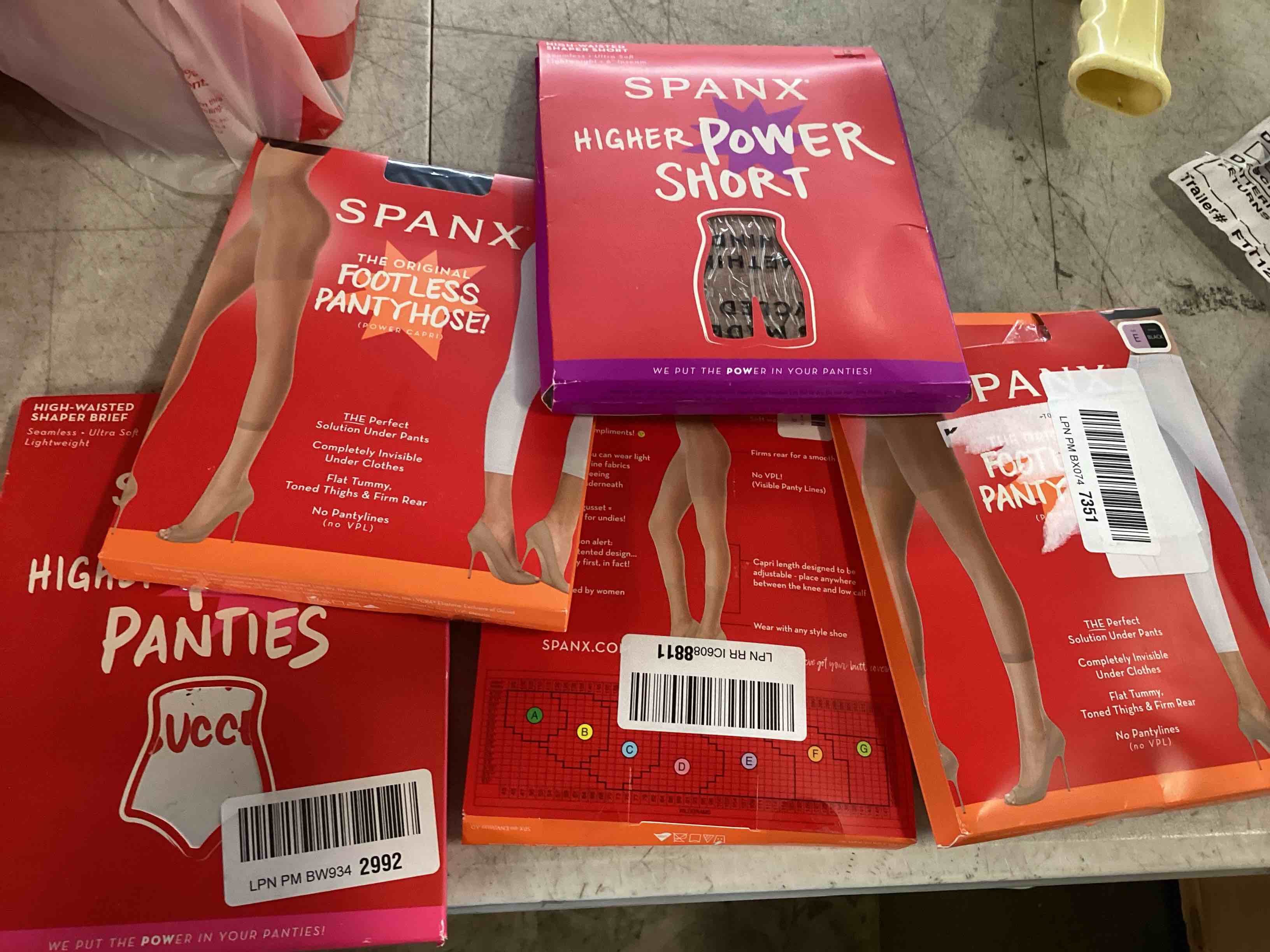 Assorted SPANX,Miscellaneous Grab Bags, Size, color and style may vary 
