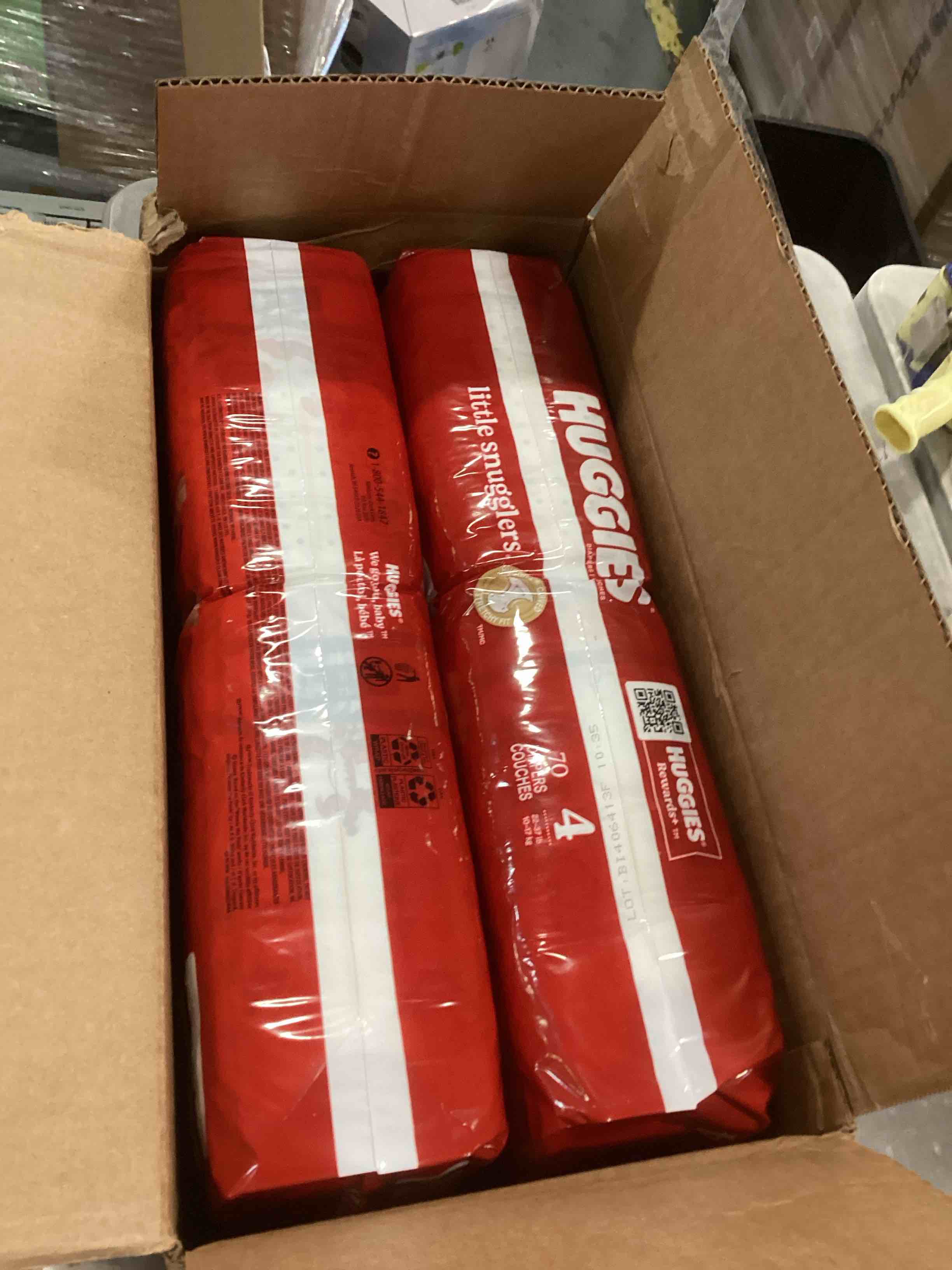 Huggies Size 4 Diapers, Little Snugglers Baby Diapers, Size 4 (2237