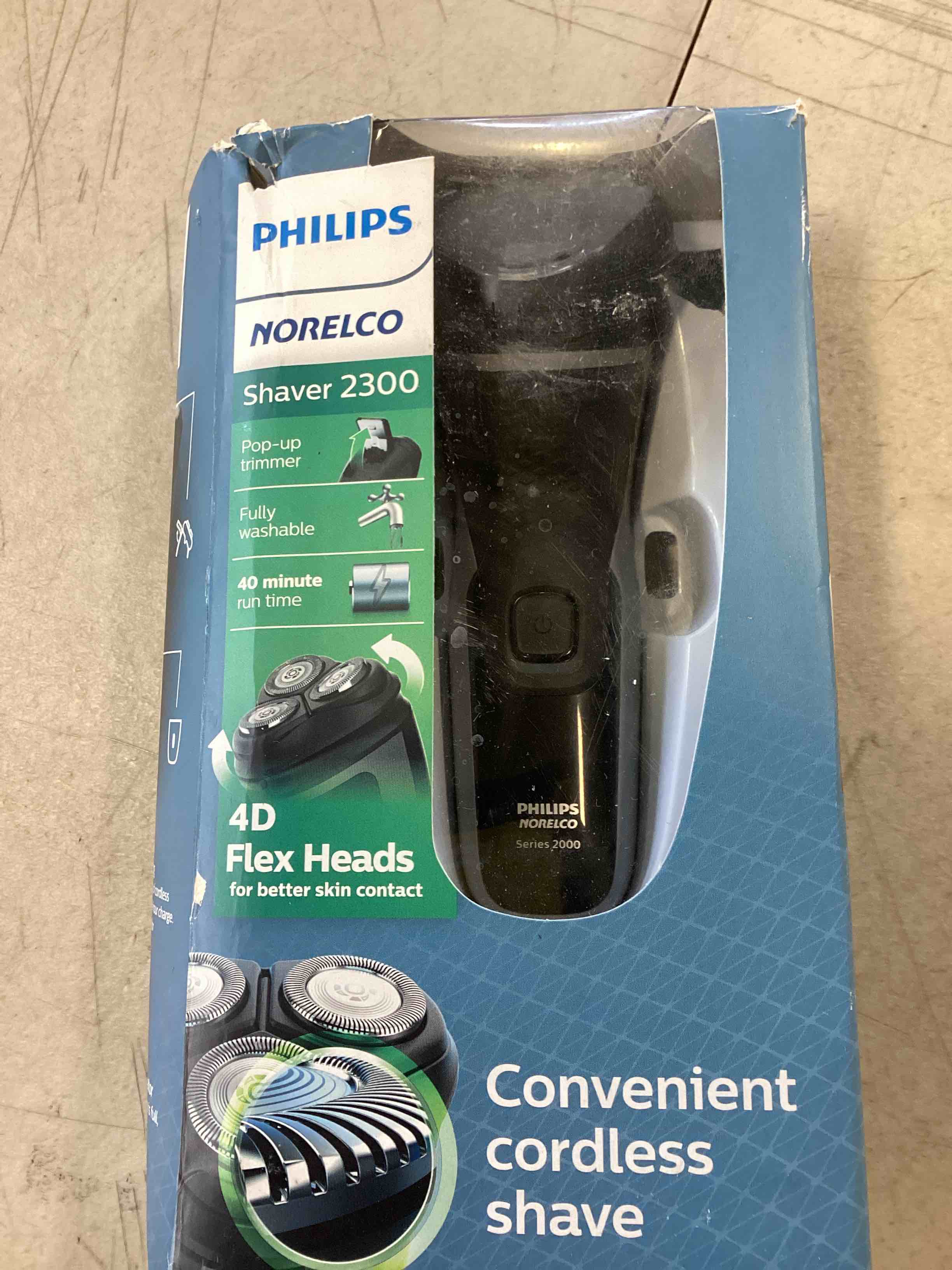 Philips Norelco Shaver 2300 Rechargeable Electric Shaver with PopUp