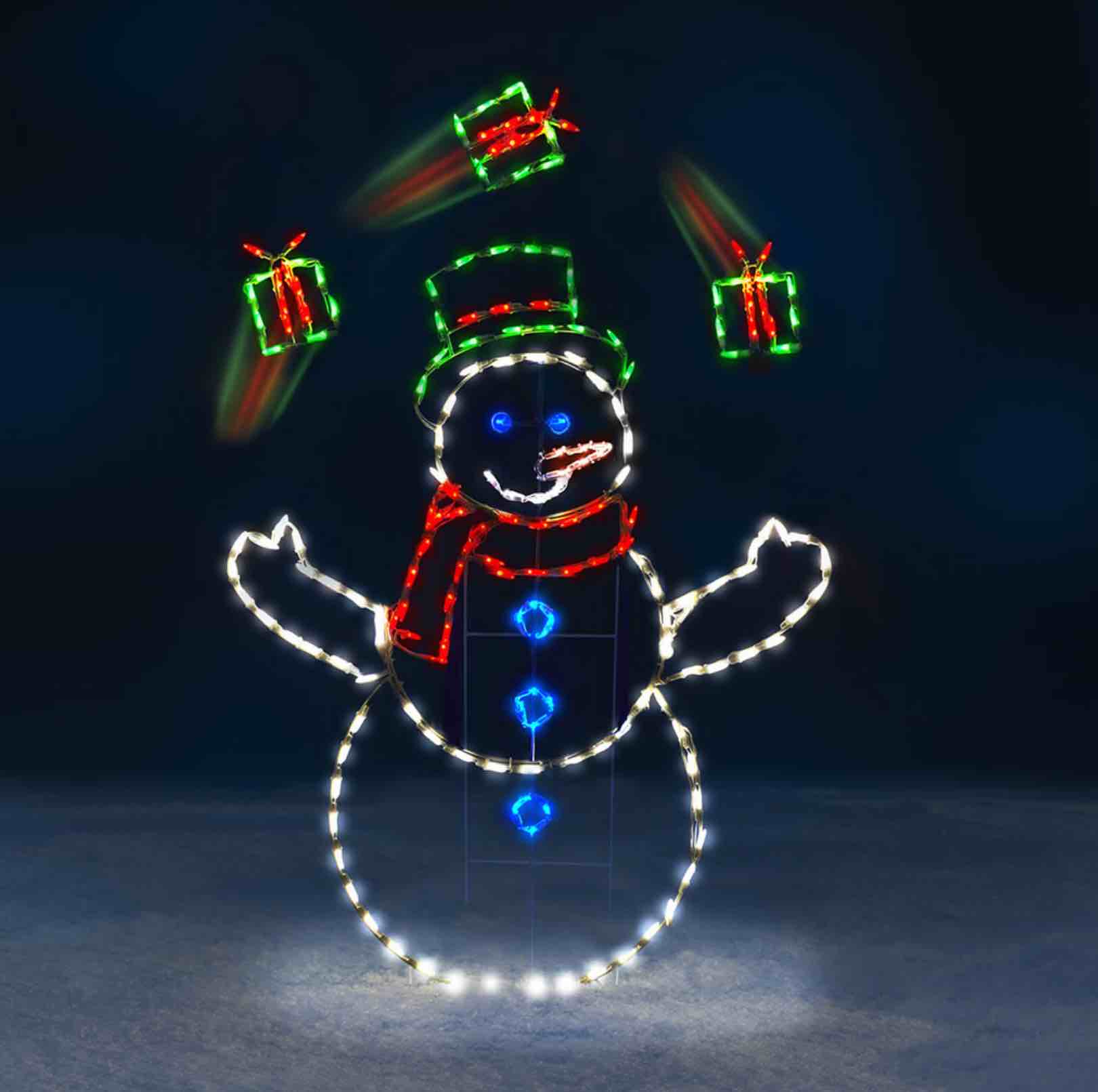 The 5' Animated Juggling Snowman