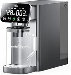 Stokk T1 Lite UV Reverse Osmosis Water Filter Countertop, Reverse Osmosis System with Carafe Alkaline Boost, 6-Stage RO Water Filtration System, NSF/ANSI 58&372, Reduce TDS PFAS Water Purifier (Gray)