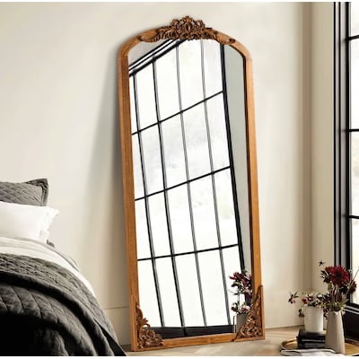 30-in W x 70-in H Gold Framed Full Length Wall Mirror