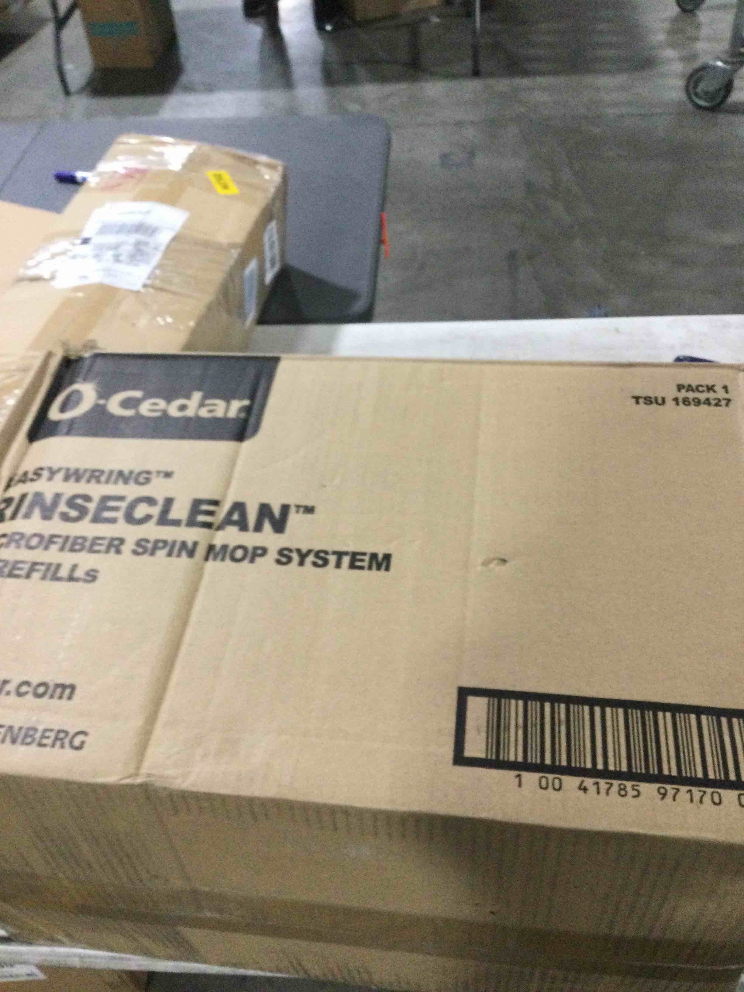 O-Cedar RinseClean Spin Mop & Bucket System | Clean with Clean Water | 