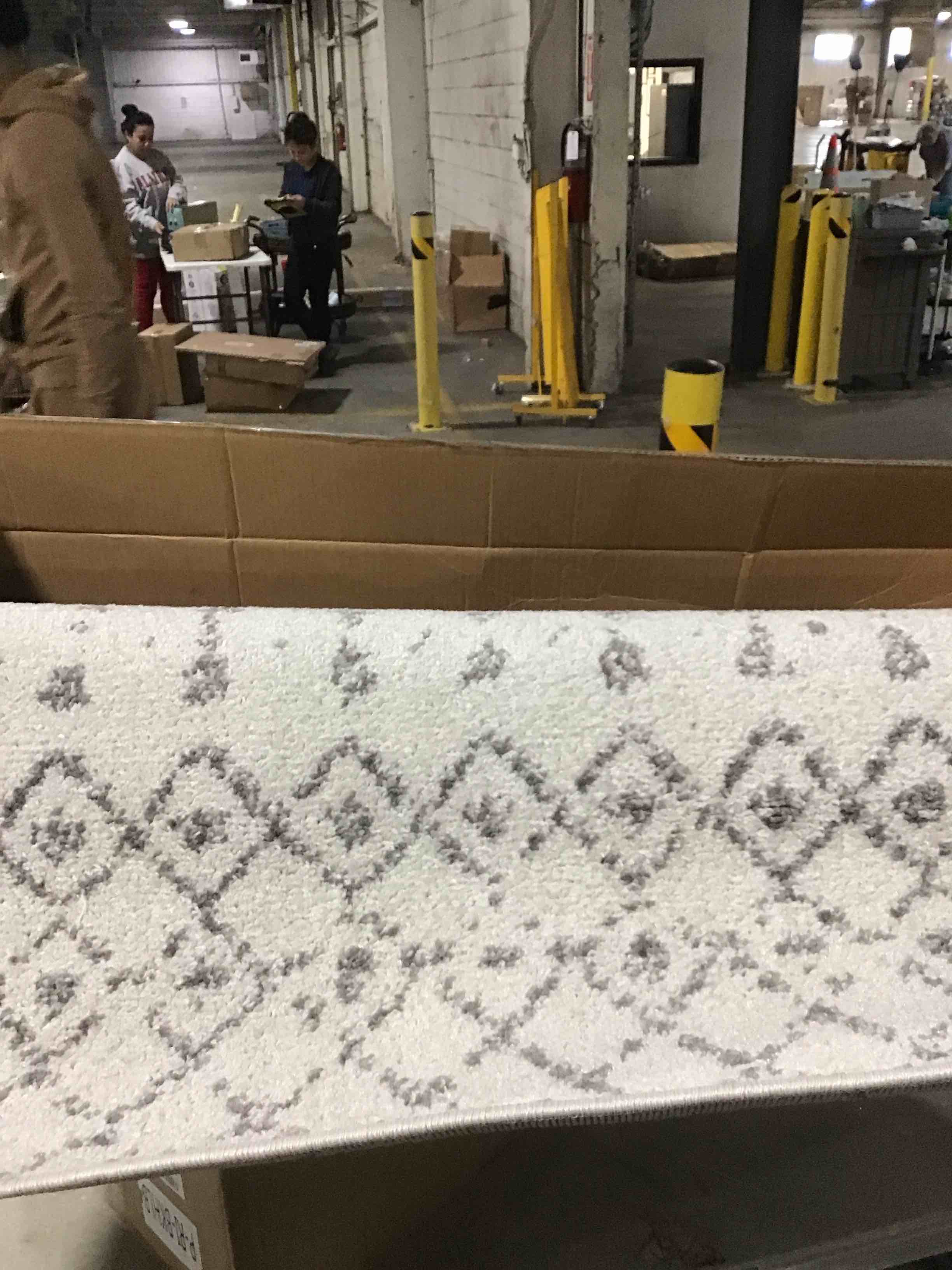 nuLOOM 8x10 Moroccan Blythe Area Rug, Grey, Faded Bohemian Design, 