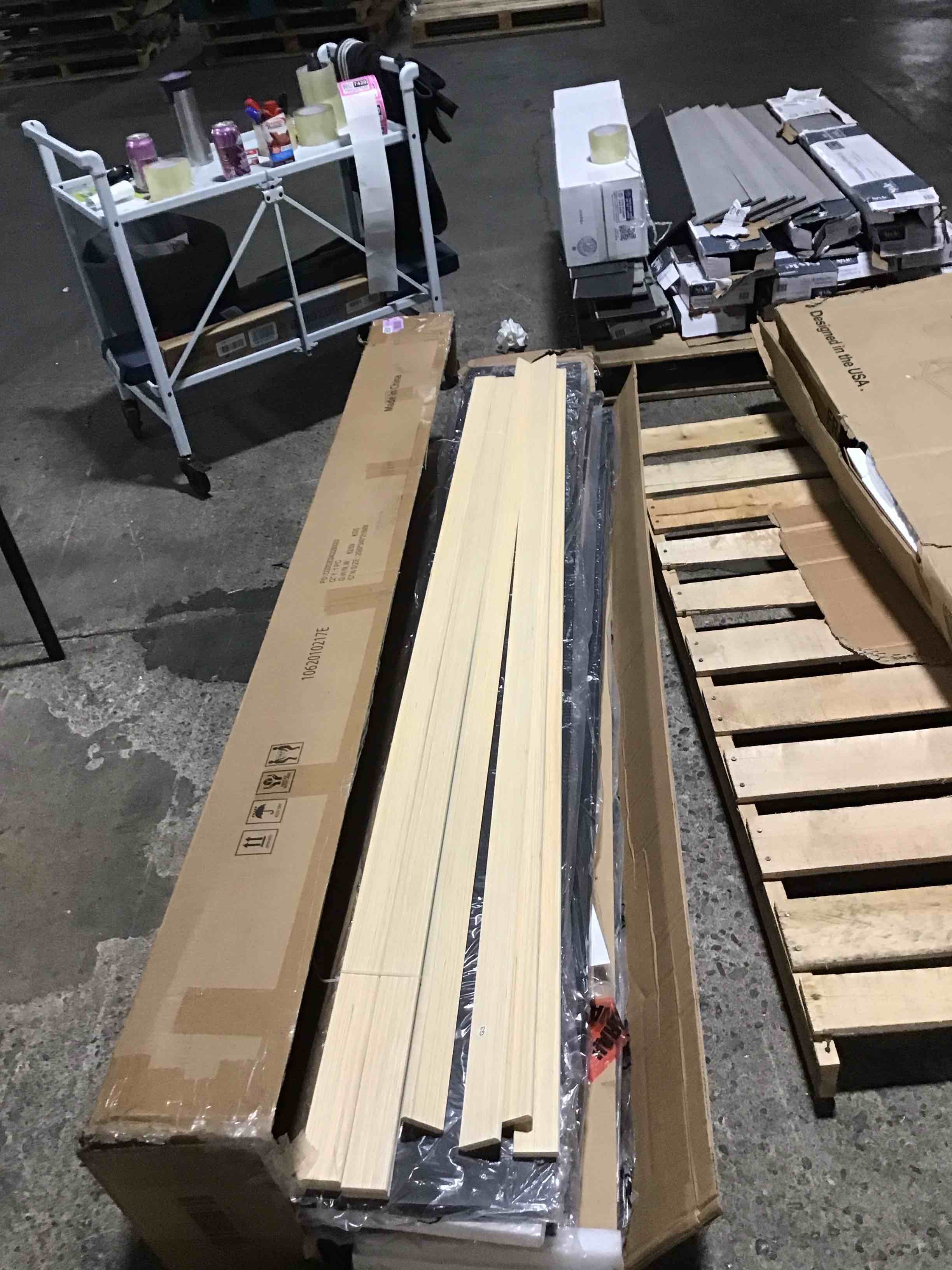 AMERLIFE Full Size Lift Up Storage Bed Frame, Wooden Platform Bed Frame with Lifting Storage & Charging Station