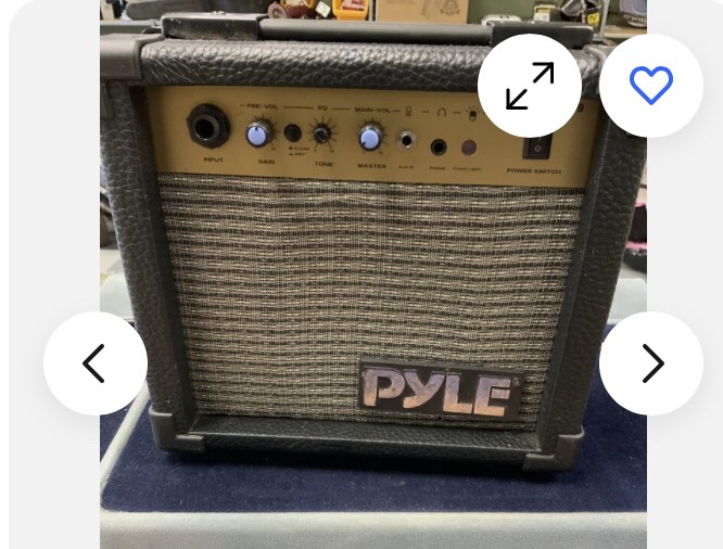 Pyle 10 Watts Portable Guitar Amplifier- 5" Designed for Enhanced High-Frequency