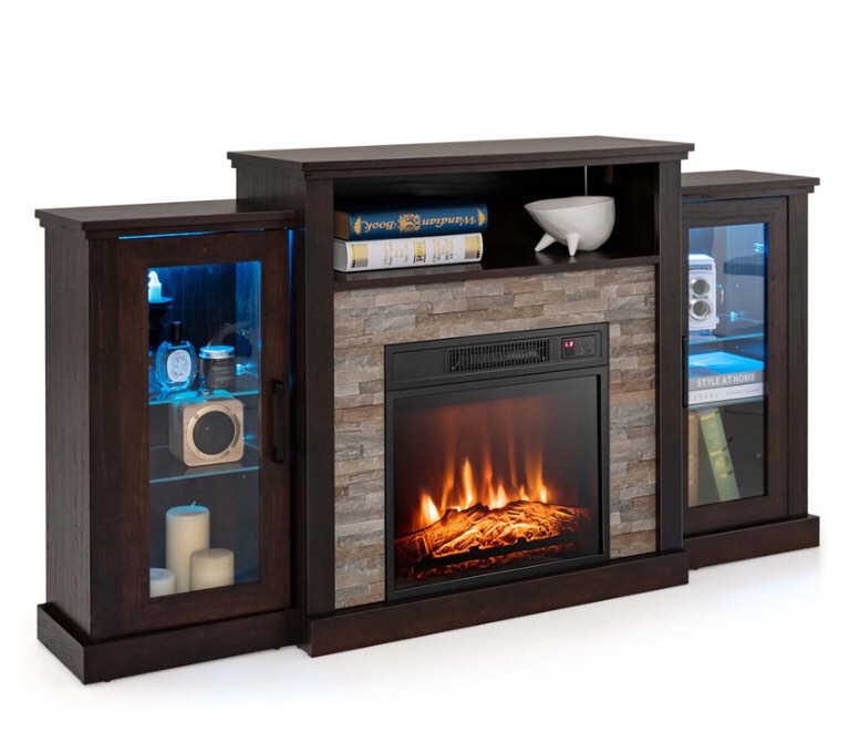 Roll Over Image to ZoomView image gallery Previous TV Stand with 18TV Stand with 18TV Stand with 18TV Stand with 18TV Stand with 18TV Stand with 18TV Stand with 18TV Stand with 18TV Stand with 18TV Stand with 18TV Stand with 18TV Stand with 18TV Stand with 18TV Stand with 18TV Stand with 18TV Stand with 18TV Stand with 18TV Stand with 18 Next graphicDimensions:15"H x 23.8"W x 36"D Product Weight: 87 lbs TV Stand with 18" Electric Fireplace For 65" Wall Mounted TV Dark Brown  