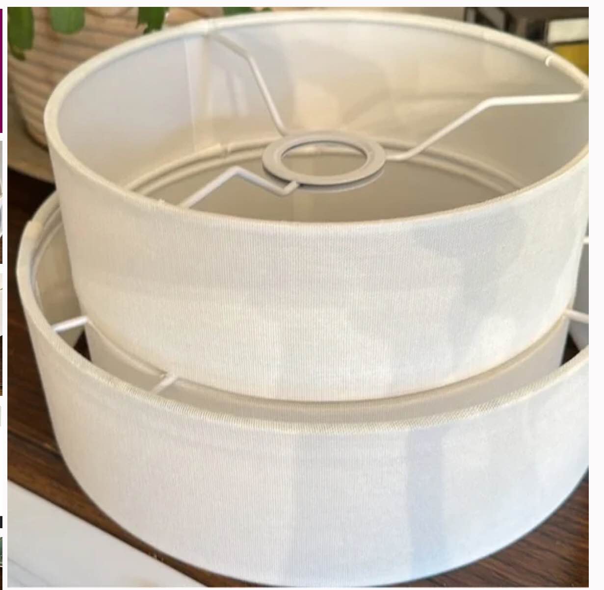 Ceiling lamp shade Three tier lamp shade