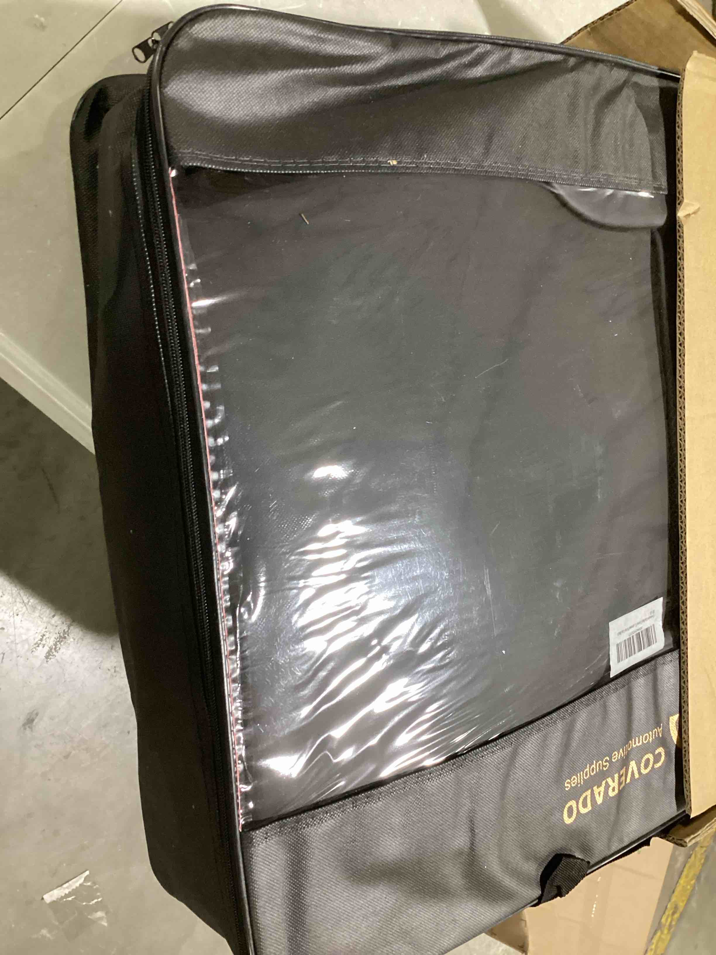 Coverado Car Seat Covers, Car Seat Covers Front Seats, 2-Pack Front Seat Cover with Lumbar Support, Faux Leather Waterproof Car Seat Protectors, Automotive Seat Covers Universal Fit for Cars Black