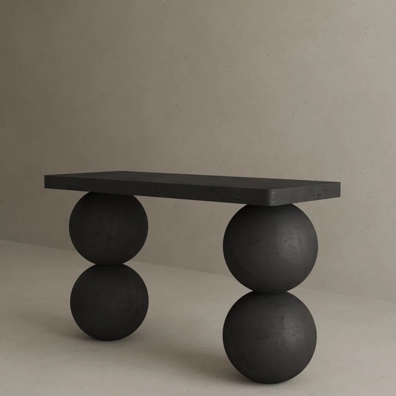 SHATANA Caedance console table large in black (incomplete table top only)