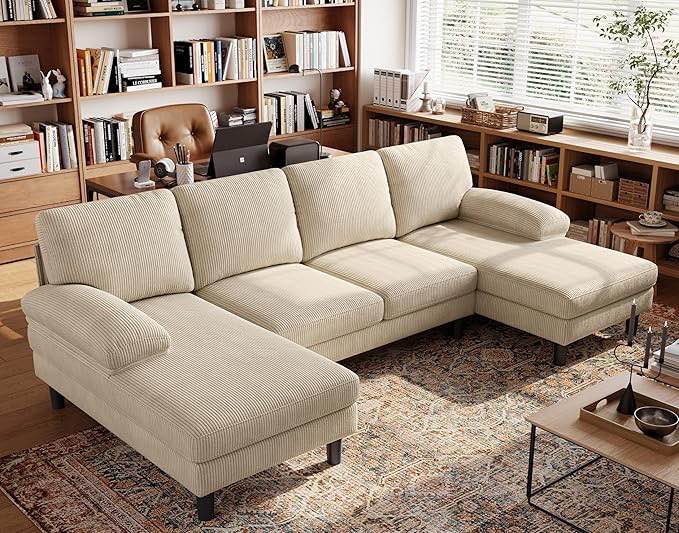 LINSY HOME Convertible Sectional Couch *incomplete, box c only*