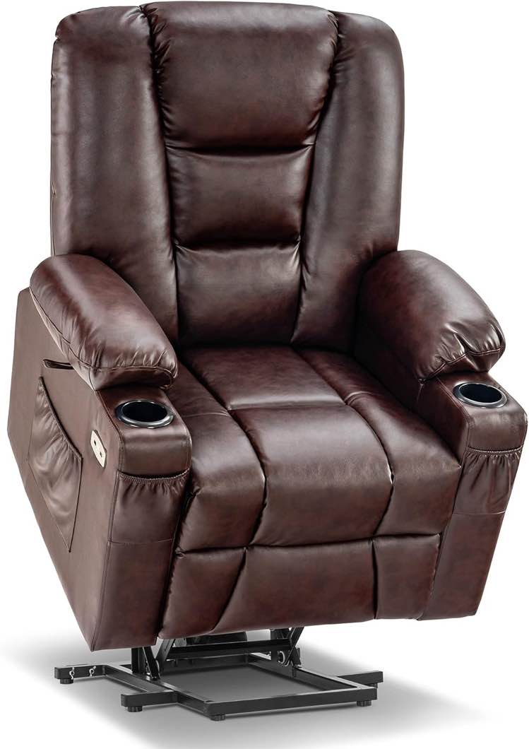 Faux Leather Electric Power Lift Recliner Chair (incomplete box 2 of 2 only) (similar to stock photo)
