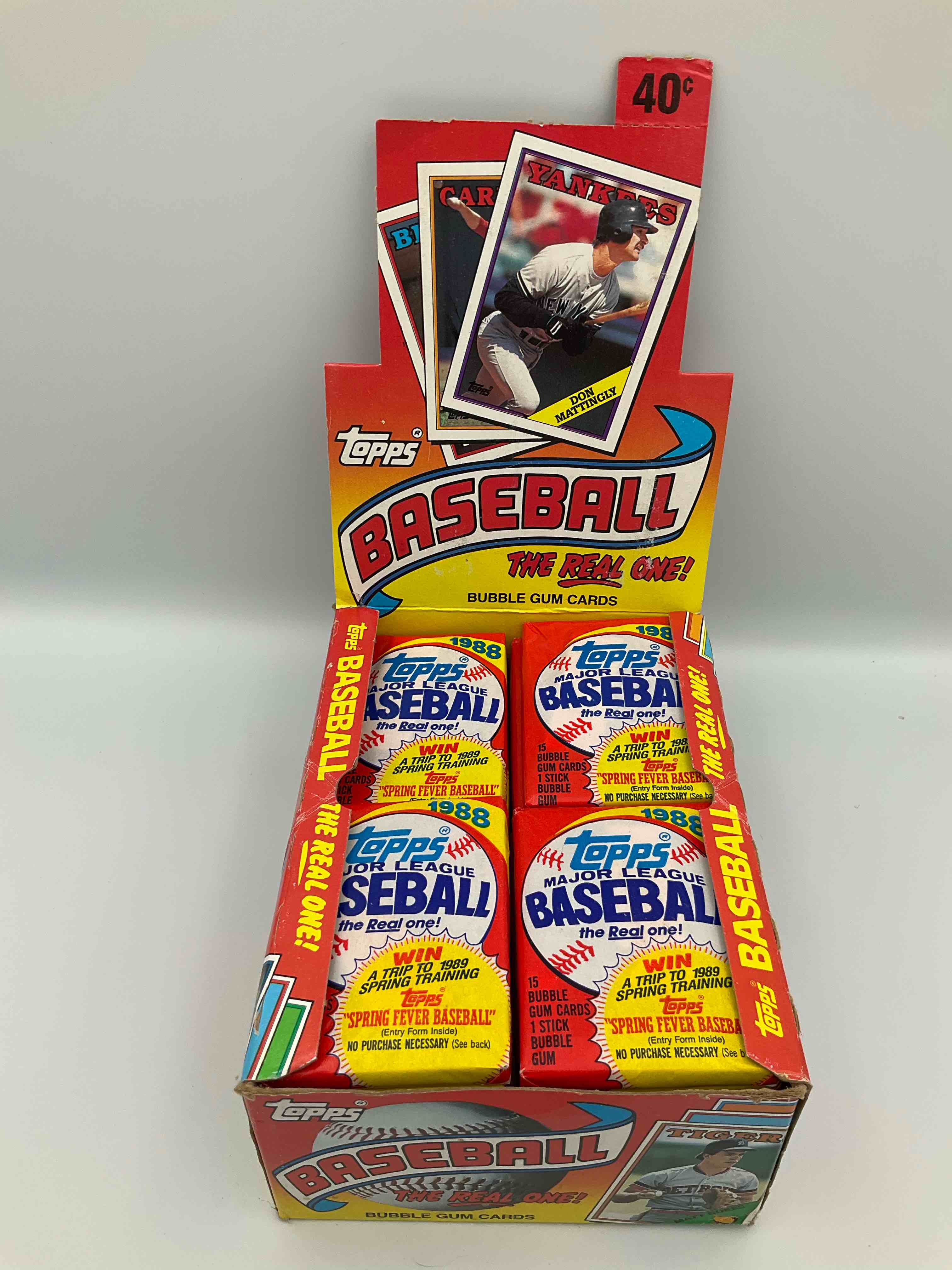 1988 Topps Baseball Unopened Wax Packs! Full Of Collectible Trading Cards! Search For Valuable Don Mattingly & Nolan Ryan Cards!