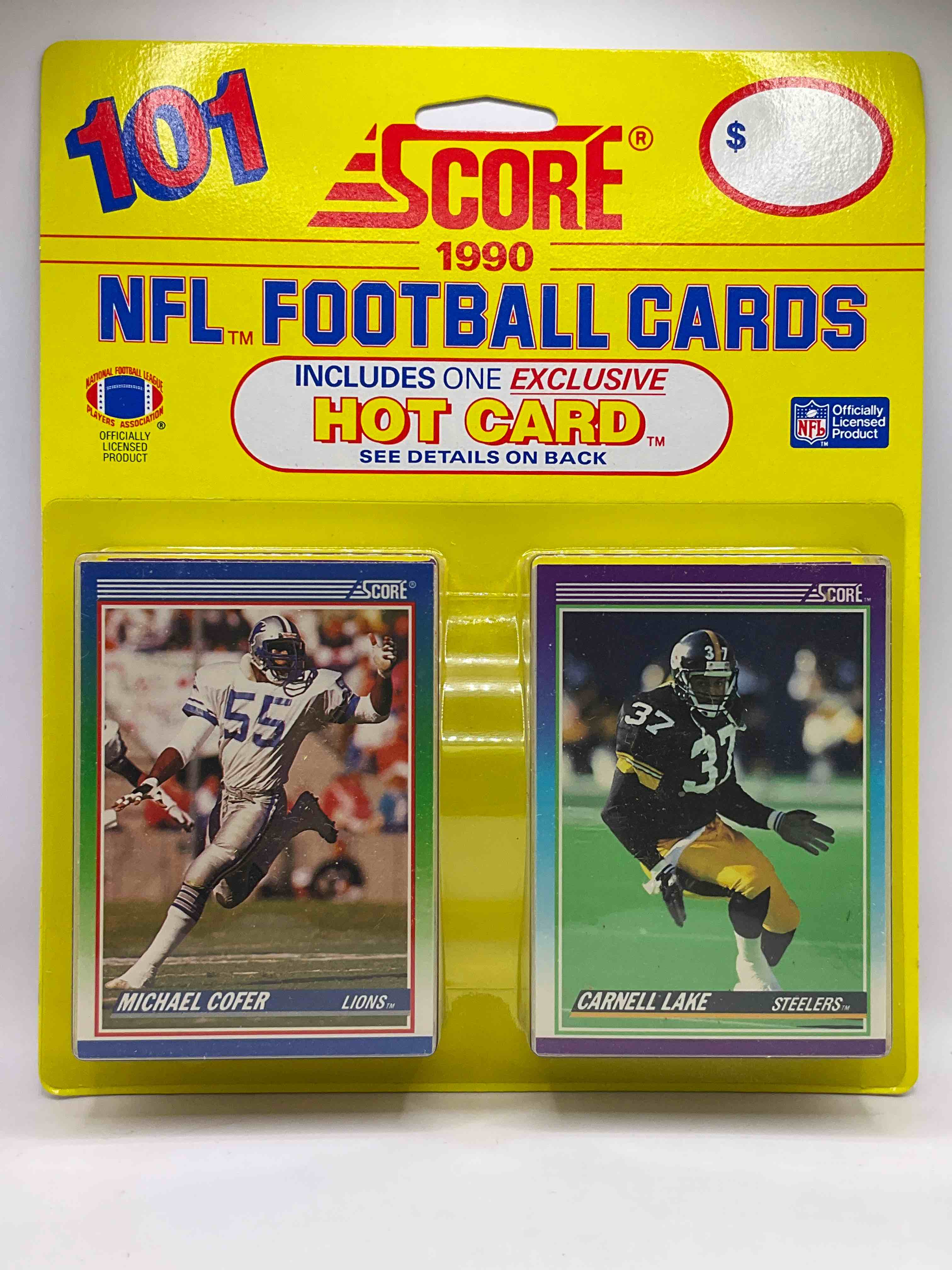1990 Score NFL Hanger Box! Unopened! Awesome Vintage Hanger Football Packs! Search For Early Cards From Aikman, Sanders & Emmitt Smith!
