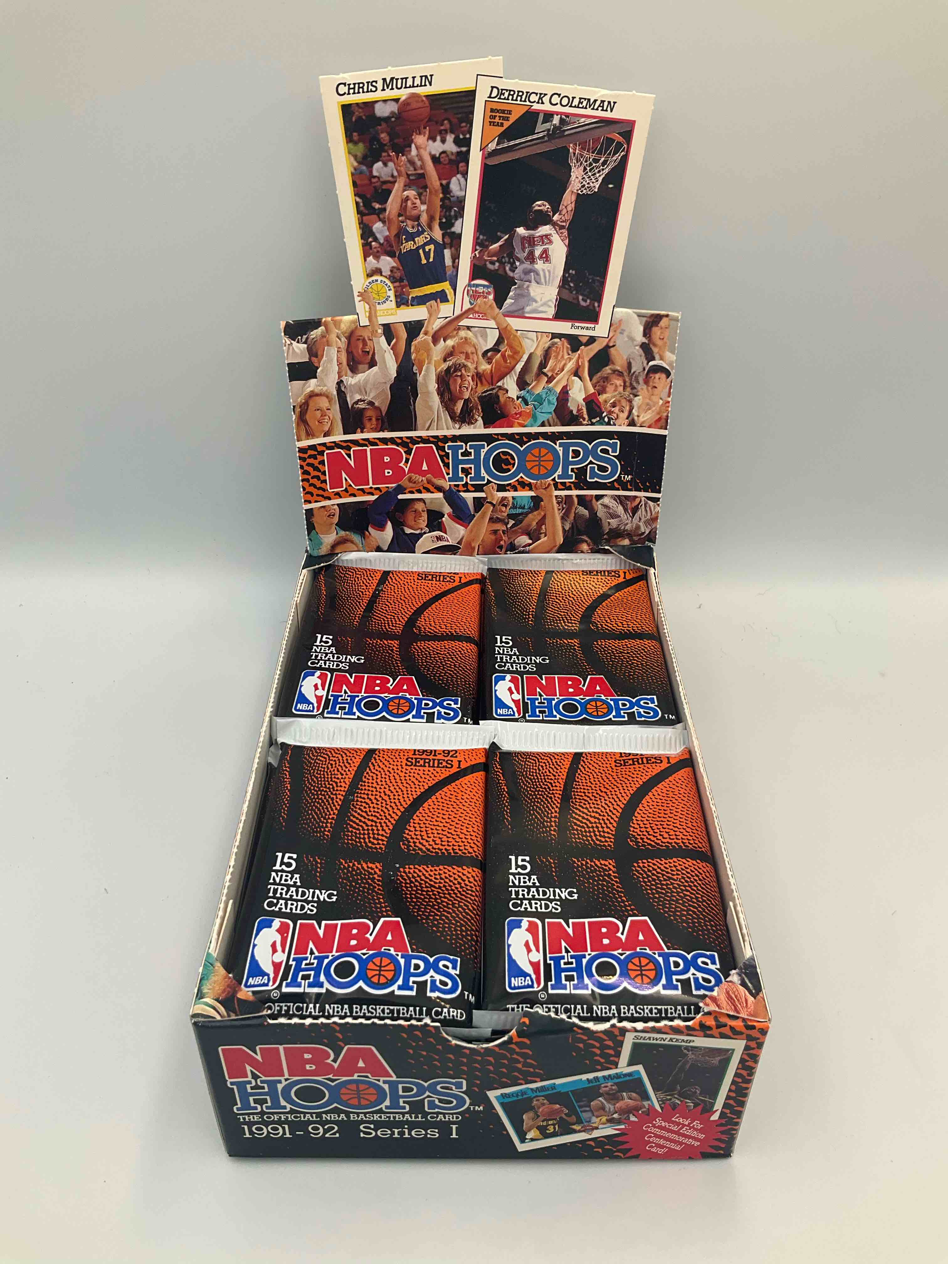 1991-92 NBA Hoops Series I Unopened Packs Direct From Original Box! These Packs Have Some Awesome Cards, Search For Incredible Jordan, Larry Bird & Many Others! 15 Cards In Each Pack!