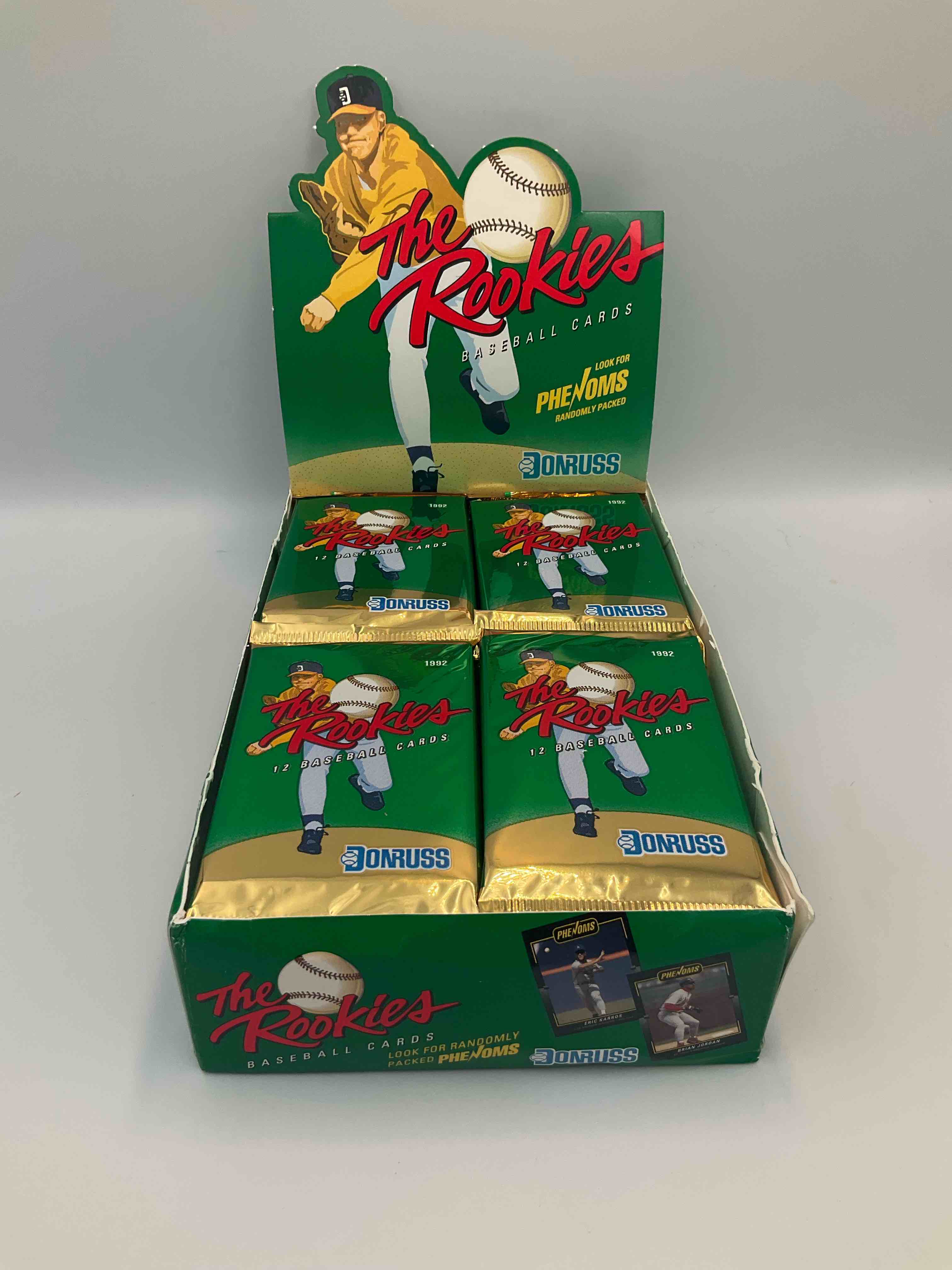 1992 Donruss THE ROOKIES Baseball Sealed Unopened Sports Cards Pack, Direct From Original Retail Case! An Uncommon Find For Sure! Search For Rookie Cards From Pedro Martinez, Manny Ramirez & So Much More! Awesome, Uncommon Sports Memorabilia!