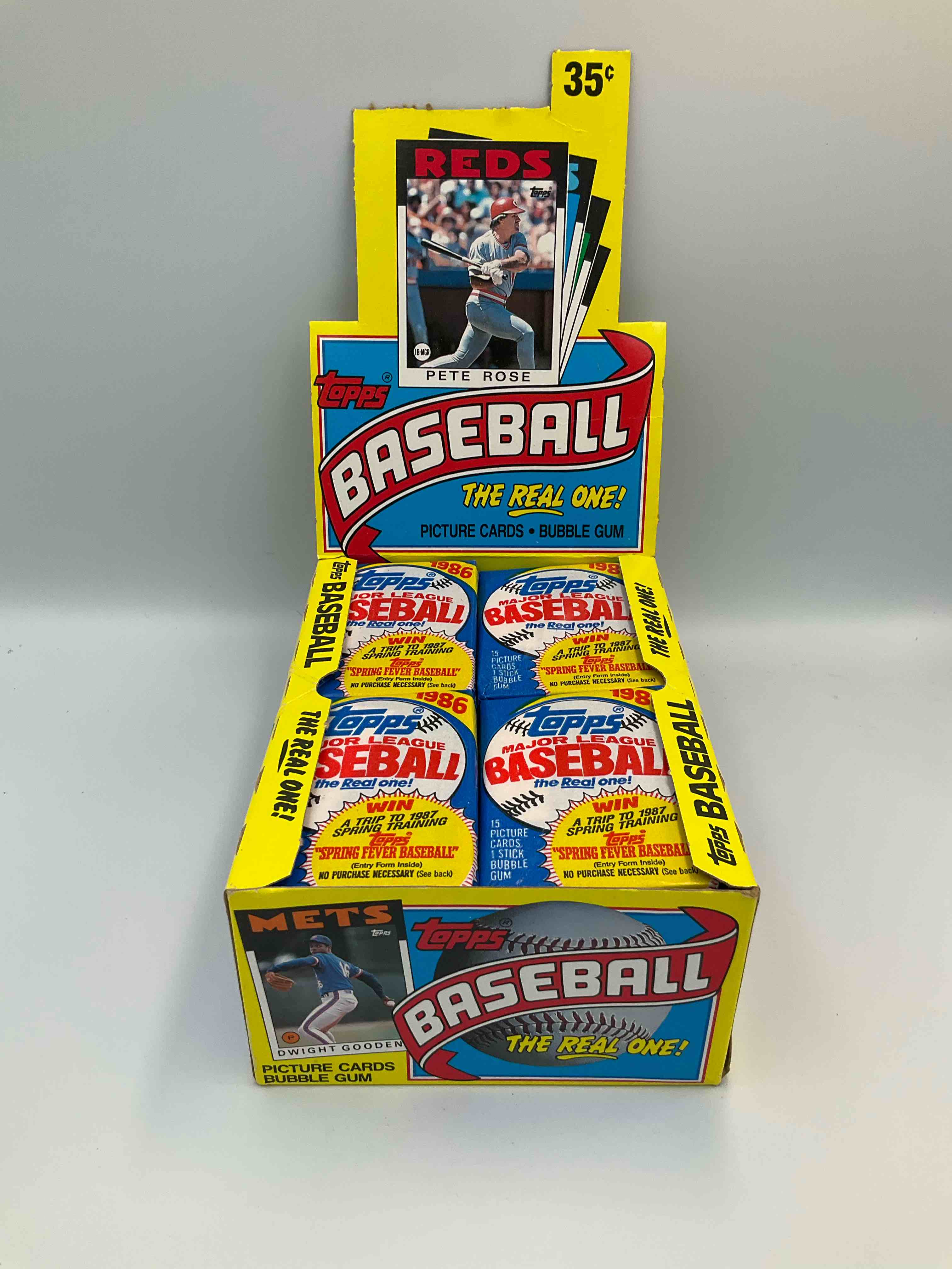 1986 Topps Baseball Unopened Wax Pack Direct From Original Retail Case! Search For Pete Rose #1 & Nolan Ryan #100 (PSA 10 Value $1,000) & Other Valuable 80's Stars! Getting Harder & Harder To Find!