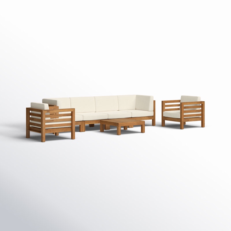 Maher 7 Piece Sofa Seating Group with Cushions ( incomplete 1 piece only) 