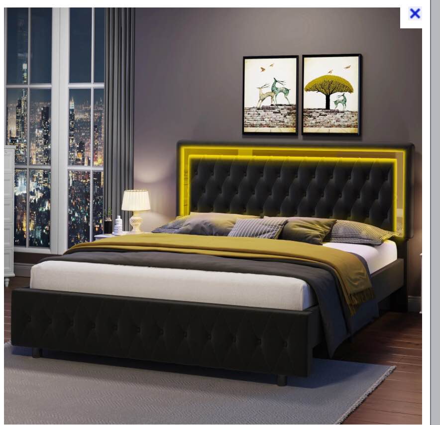 Braiya Upholstered Platform Bed