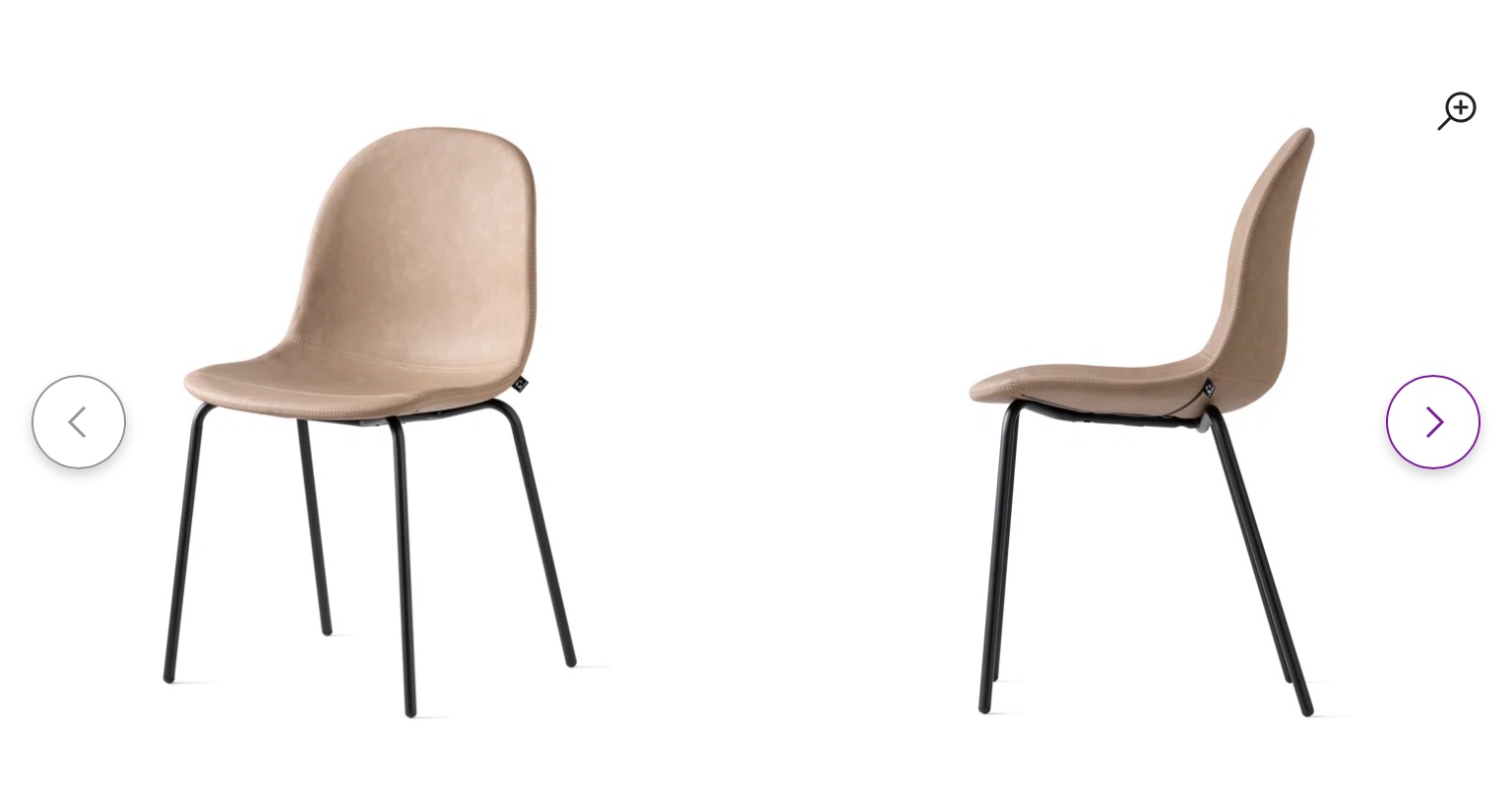 Academy Upholstered Armless Chair with Metal Frame ( incomplete base only) 