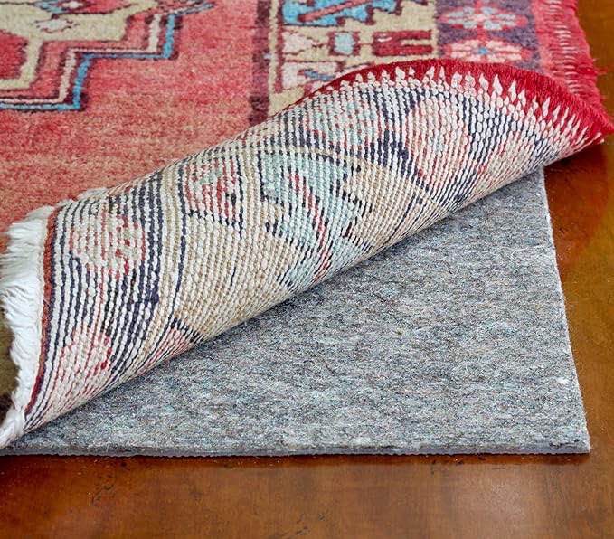 Gray 5 ft. x 7 ft. Dual Surface Non-Slip Rug Pad