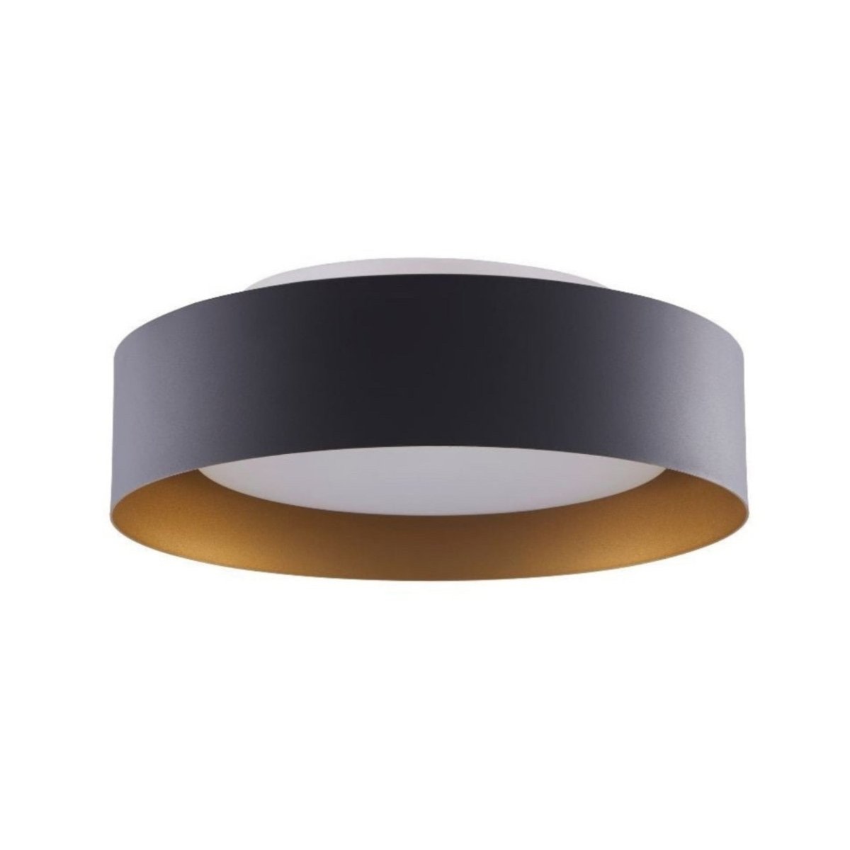 Emma Flush Mount 15.7 inch BLACK + GOLD