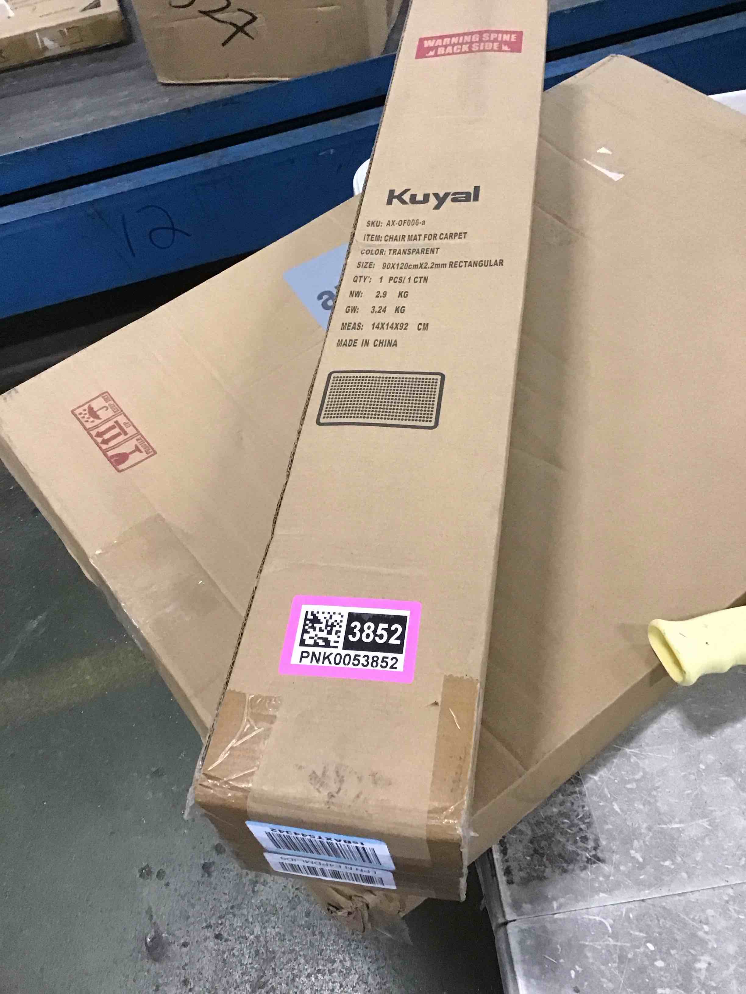 Kuyal Office Chair Mat for Carpets,Transparent Thick and Sturdy Highly