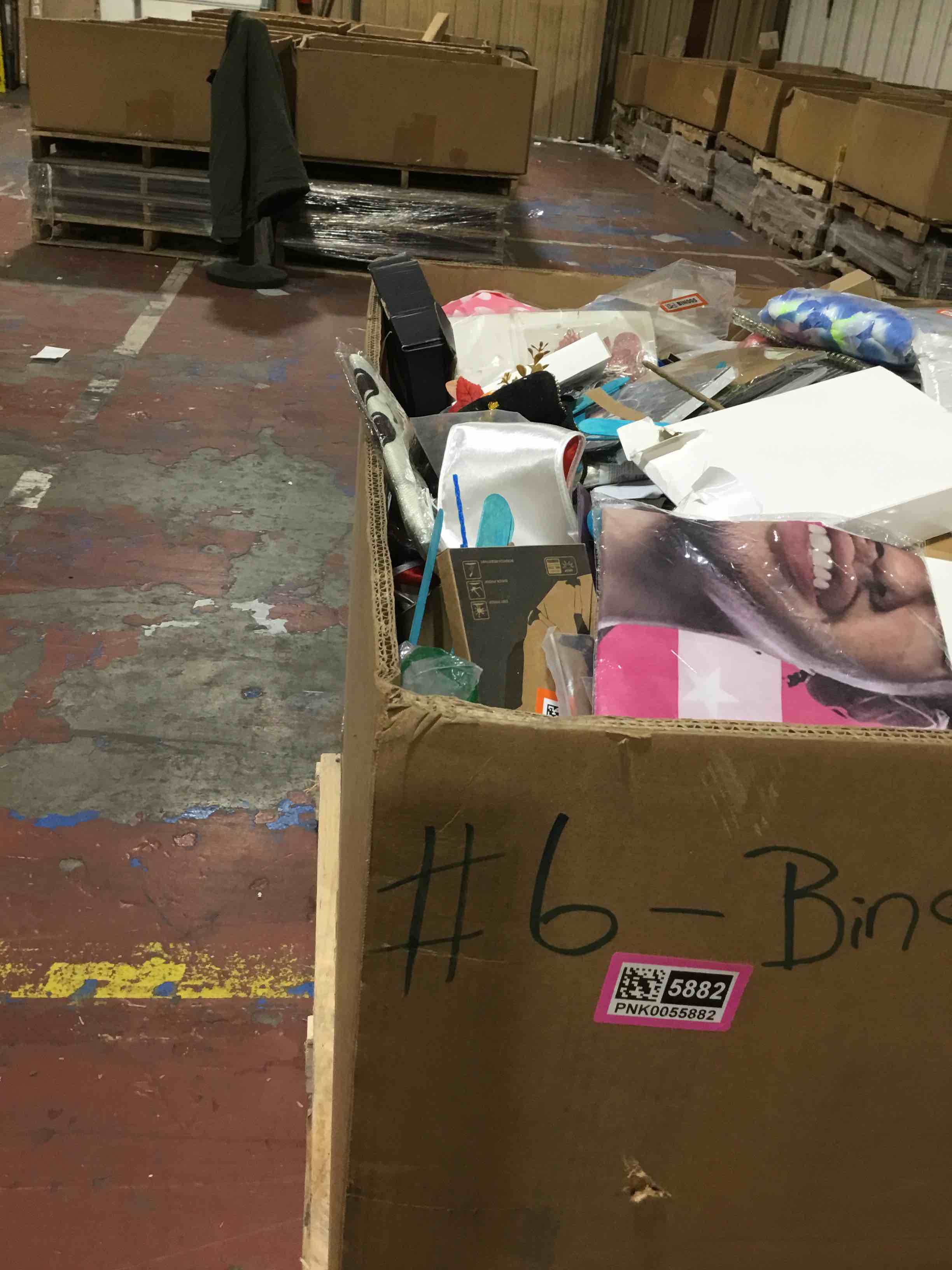 6  -bins mix match surprise ( none refundeble)