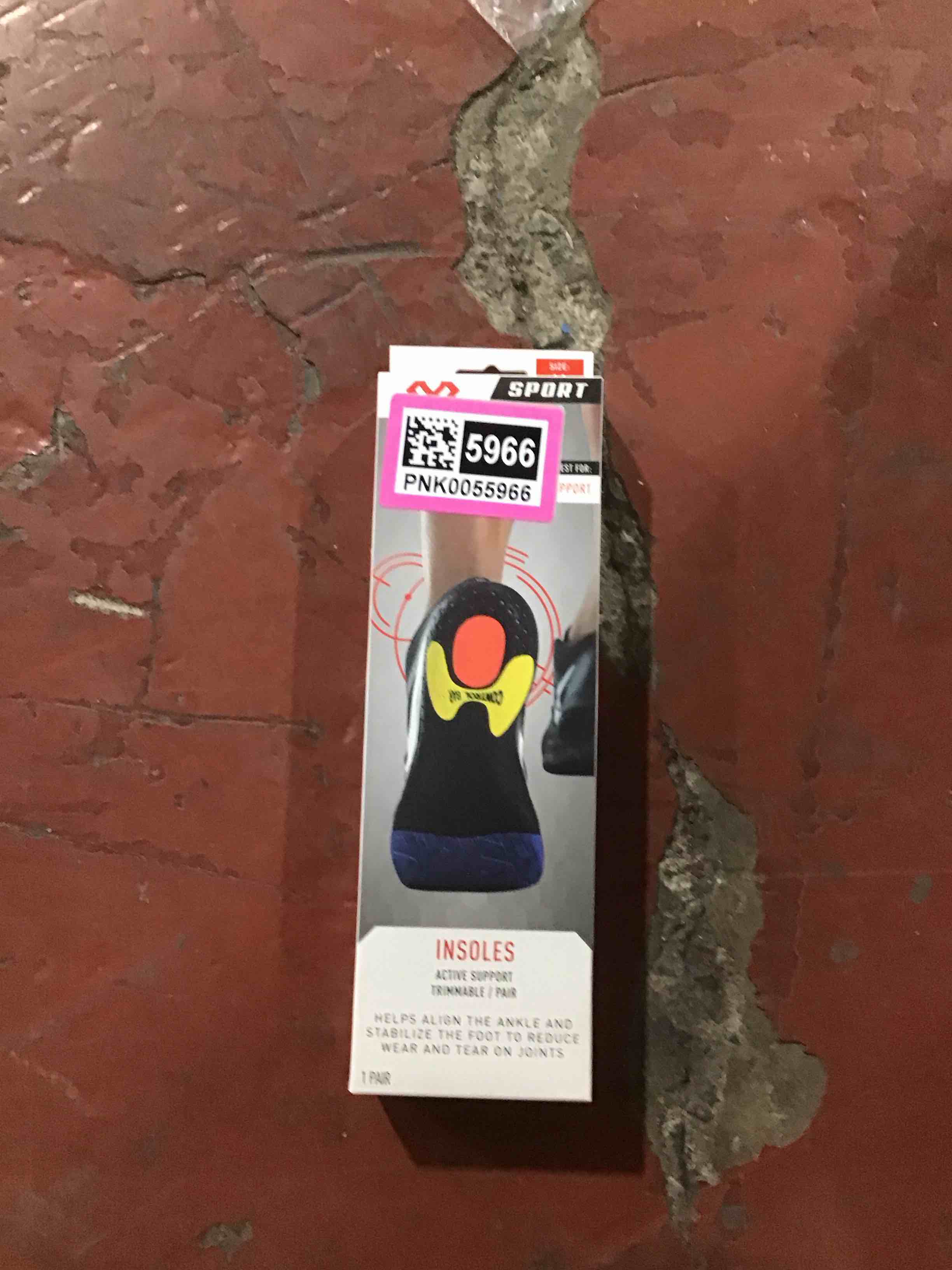 insoles active support trimmable / pair size M